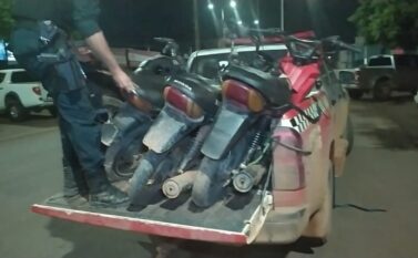 Polícia Militar apreende na zona rural mais quatro motos roubadas em Parauapebas