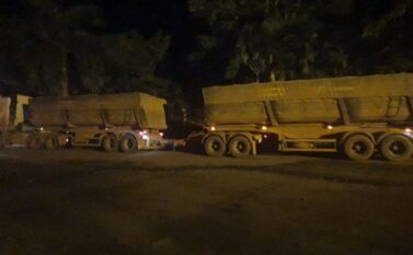 PRF apreende 105 toneladas de minério ilegal em caminhão na BR-222, em Marabá