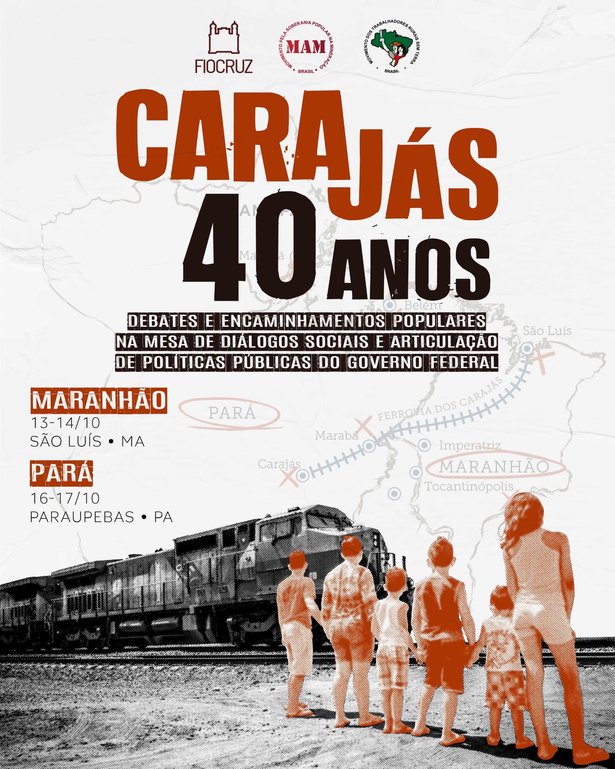Movimentos Sociais levam Governo Federal a Parauapebas para debater a dívida ecológica da mineração em Carajás