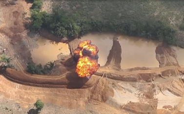 Operação contra garimpo ilegal prende dono de terra e destrói maquinários em Parauapebas