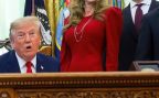 Foto de Susan Dell ao lado de Donald Trump viraliza e provoca teorias absurdas sobre sua aparência