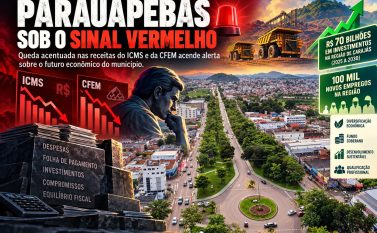 Queda acentuada no ICMS e na Cfem acende alerta sobre o futuro econômico de Parauapebas