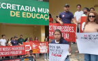 Professores da rede municipal de Parauapebas paralisam atividades e cobram melhorias nas escolas